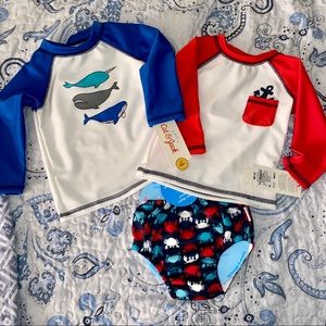 NWT Lot of Baby Boys Beach Clothes